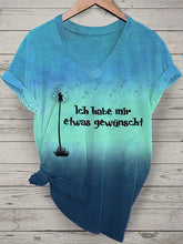 Damen Ich Habe Mir Etwas Gewünscht! Kurzarm-T-Shirt